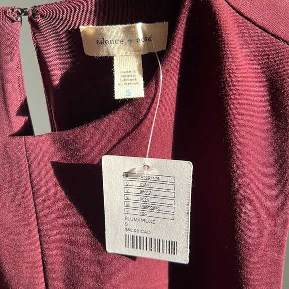 Strappy Back Burgundy Dress - Picture 3 of 3